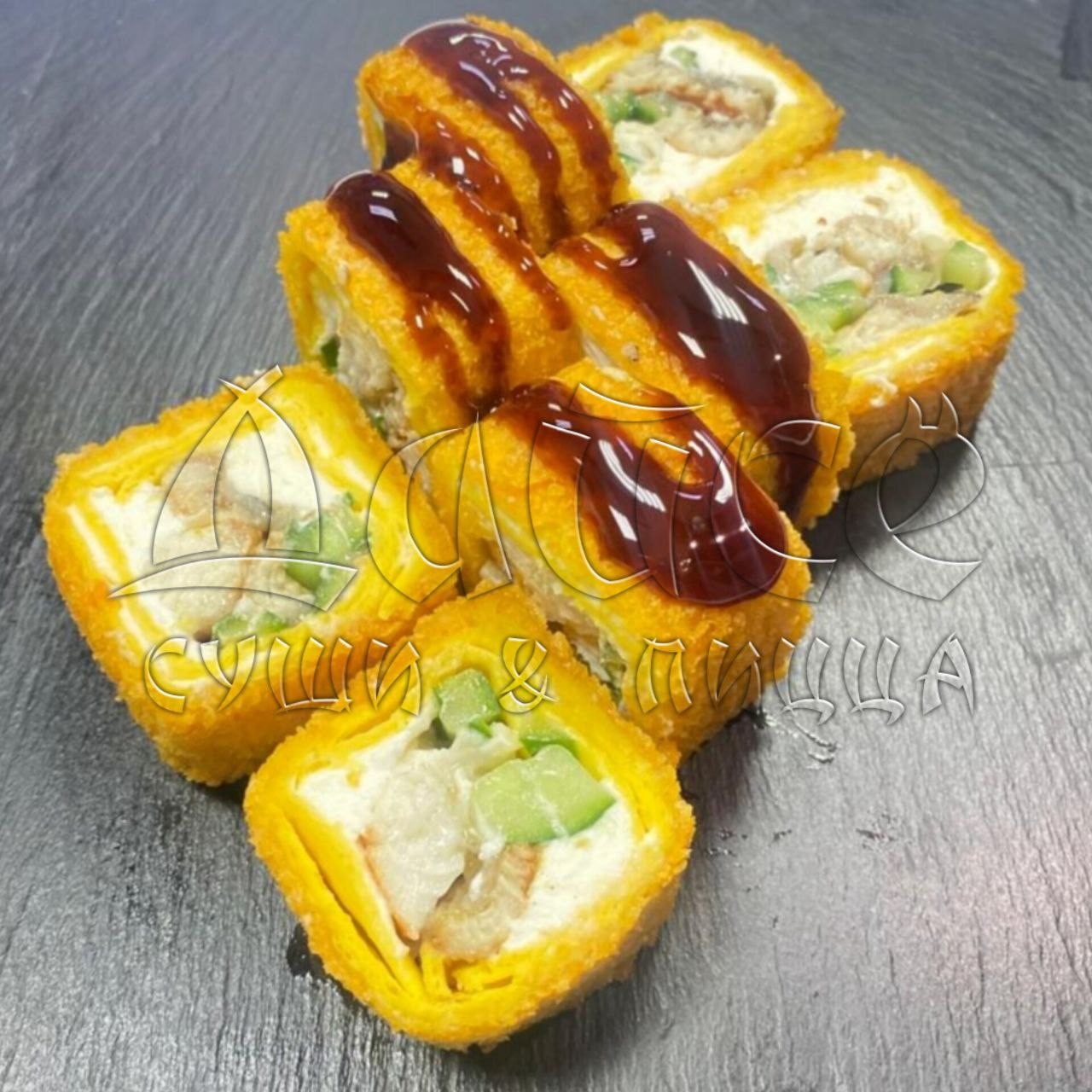 Тортилья с жареным угрём