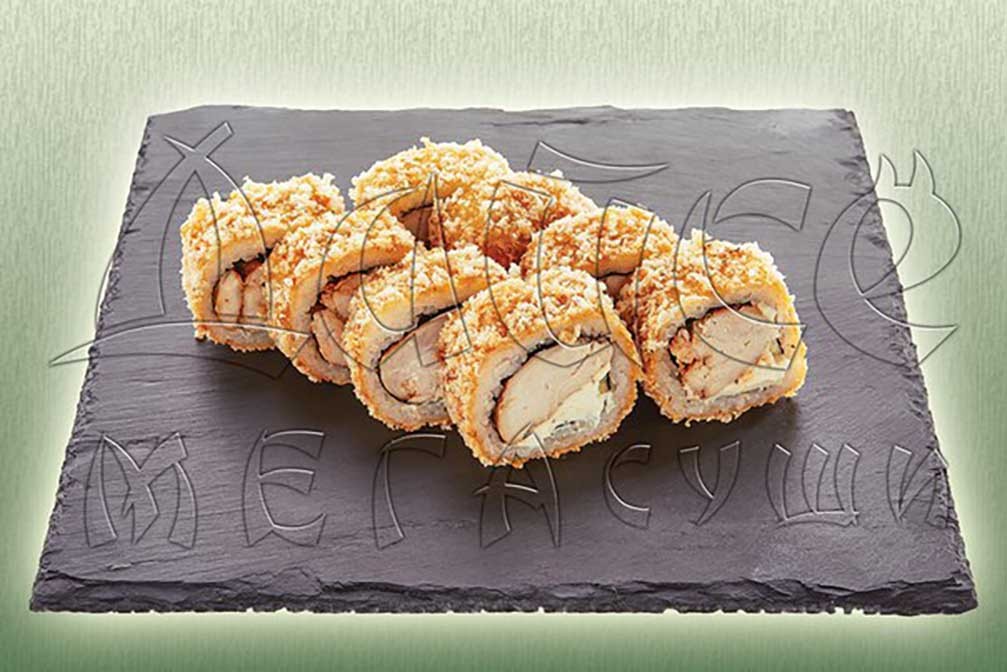 Темпура с копченой курицей